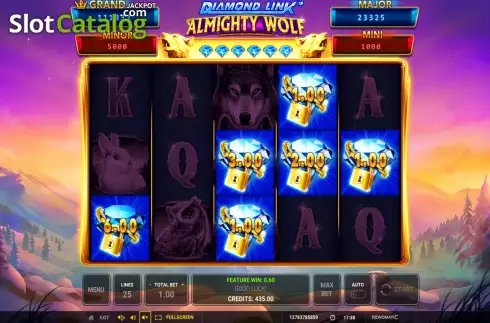 Скрин8. Diamond Link: Almighty Wolf слот