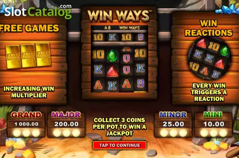 Скрин2. Pots of Treasure: Win Ways слот