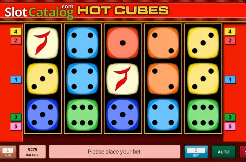 Скрин2. Hot Cubes слот