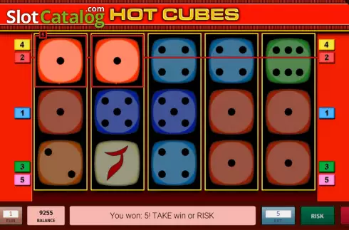 Скрин3. Hot Cubes слот