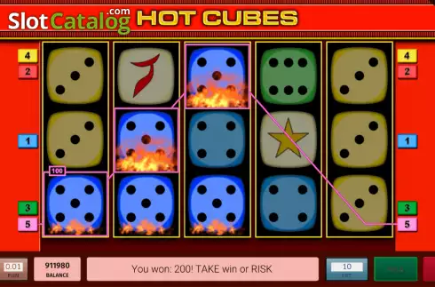 Скрин4. Hot Cubes слот