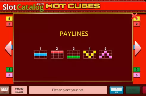 Скрин7. Hot Cubes слот