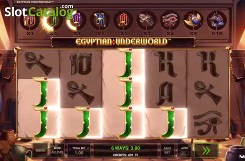 Скрин5. Egyptian Underworld слот