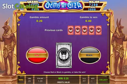 Скрин6. Gems of Giza слот