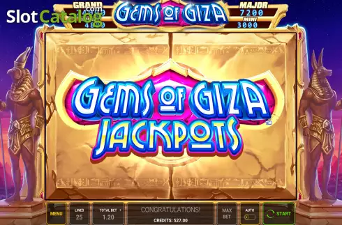 Скрин7. Gems of Giza слот