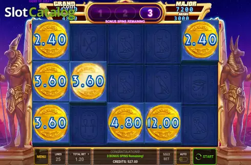 Скрин8. Gems of Giza слот