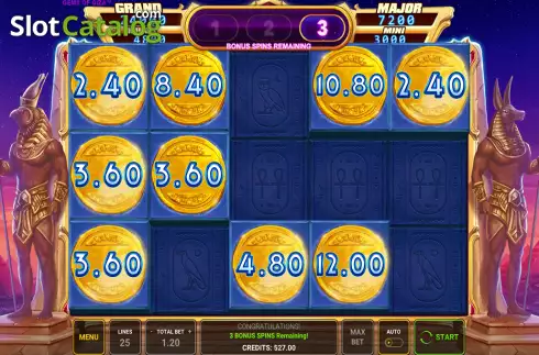 Скрин9. Gems of Giza слот