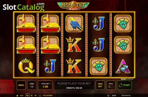Скрин2. Rise of Tut Magic слот