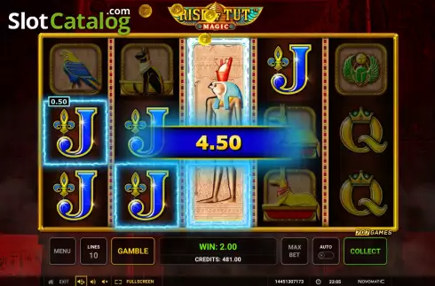 Скрин4. Rise of Tut Magic слот