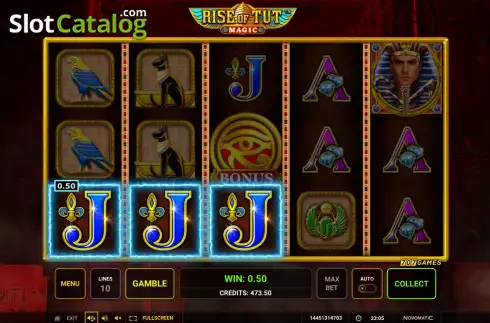 Скрин3. Rise of Tut Magic слот