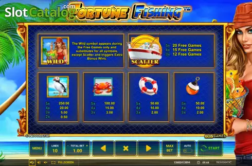 Скрин6. Fortune Fishing слот