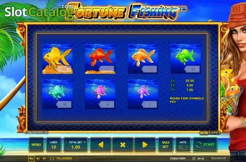 Скрин7. Fortune Fishing слот