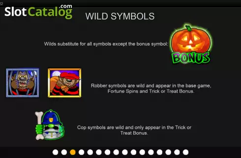 Скрин7. Cops 'n' Robbers Big Money Trick or Treat слот