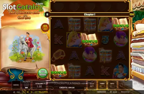 Скрин4. Diamond Tales The Princess and the Pea слот