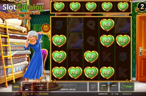 Скрин5. Diamond Tales The Princess and the Pea слот