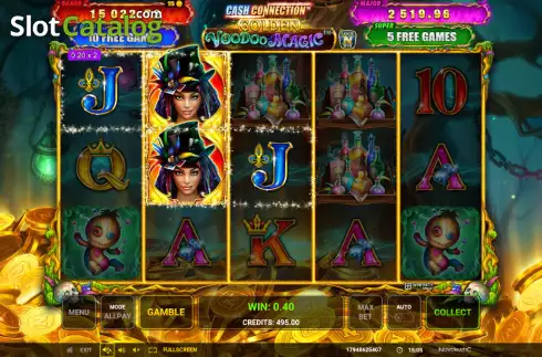 Скрин3. Cash Connection – Golden Voodoo Magic слот