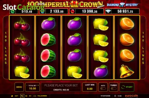 Скрин2. Diamond Mystery 100 Imperial Crown Deluxe слот