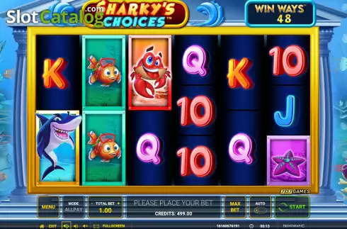 Скрин2. Sharky’s Choices Win Ways слот