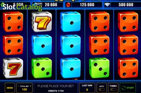 Скрин2. Diamond Mystery Rising Joker Dice слот