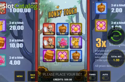 Скрин2. Honey Touch слот