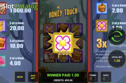 Скрин3. Honey Touch слот
