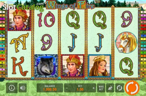 Скрин2. Wings of Fire слот