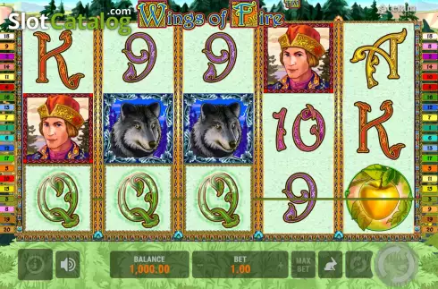 Скрин3. Wings of Fire слот