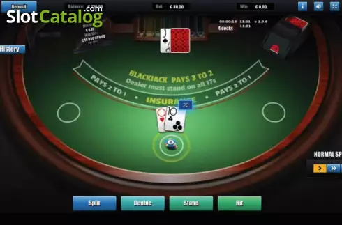 Скрин2. Lux Blackjack 6-Decks слот