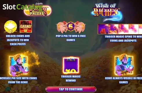Скрин2. Piggy Prizes Wish of Riches слот