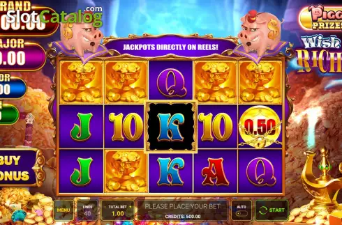 Скрин3. Piggy Prizes Wish of Riches слот