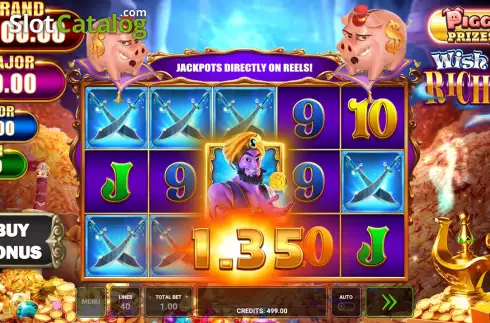 Скрин4. Piggy Prizes Wish of Riches слот