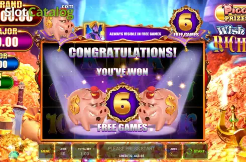Скрин8. Piggy Prizes Wish of Riches слот