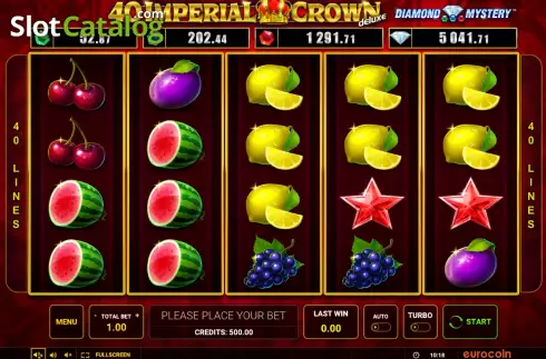 Скрин2. Diamond Mystery - 40 Imperial Crown deluxe слот