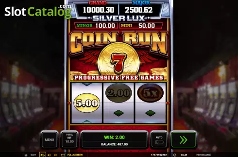 Скрин3. Silver Lux: Coin Run слот
