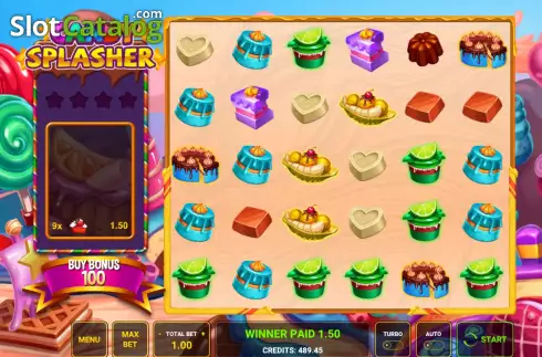 Скрин2. Candy Splasher слот