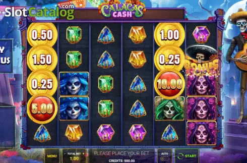Скрин2. Calacas Cash слот