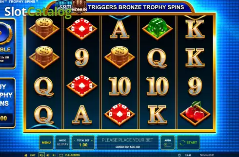 Скрин2. Royal Flush Trophy Spins слот