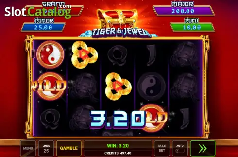 Скрин3. Tiger & Jewel слот