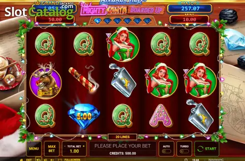 Скрин2. Diamond Link Mighty Santa: Boarded Up слот