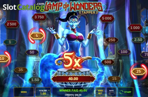 Скрин3. Lamp of Wonders слот