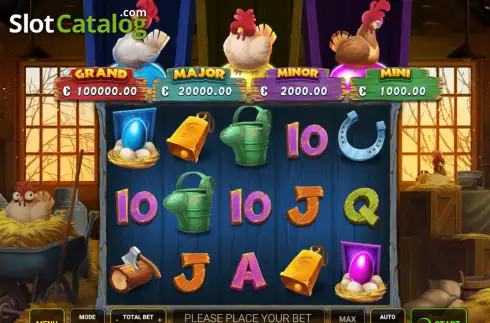 Скрин2. Little Cluckers слот