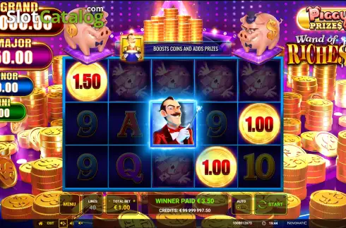 Скрин3. Piggy Prizes: Wand of Riches 2 слот