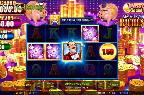 Скрин4. Piggy Prizes: Wand of Riches 2 слот