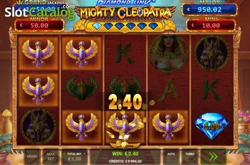Скрин3. Diamond Link Mighty Cleopatra слот