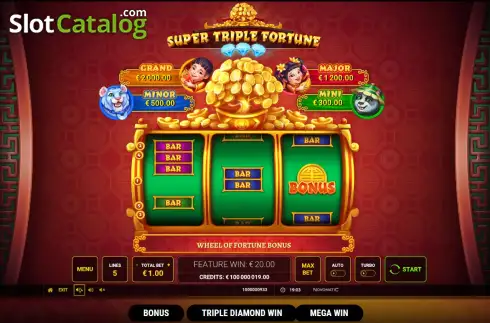 Скрин2. Super Triple Fortune слот