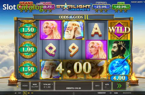 Скрин3. Starlight Jackpots Odds of the Gods 2 слот