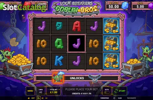 Скрин2. Lock Breakers - Goblin Bros. слот