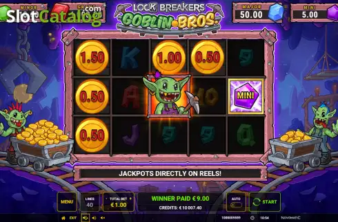 Скрин3. Lock Breakers - Goblin Bros. слот