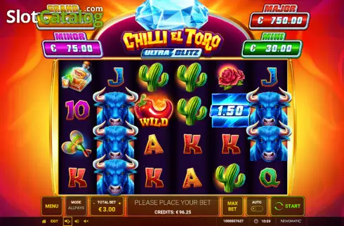 Скрин2. Ultra Blitz - Chilli El Toro слот
