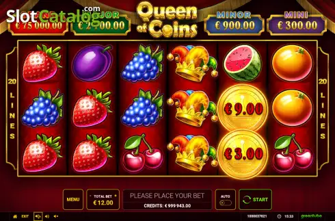 Скрин2. Queen of Coins слот